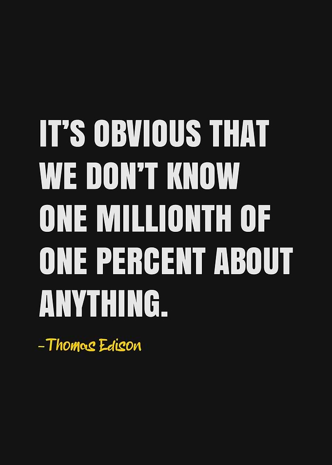 Thomas Edison Quote