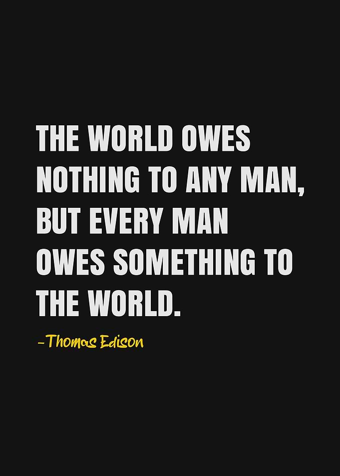 Thomas Edison Quote