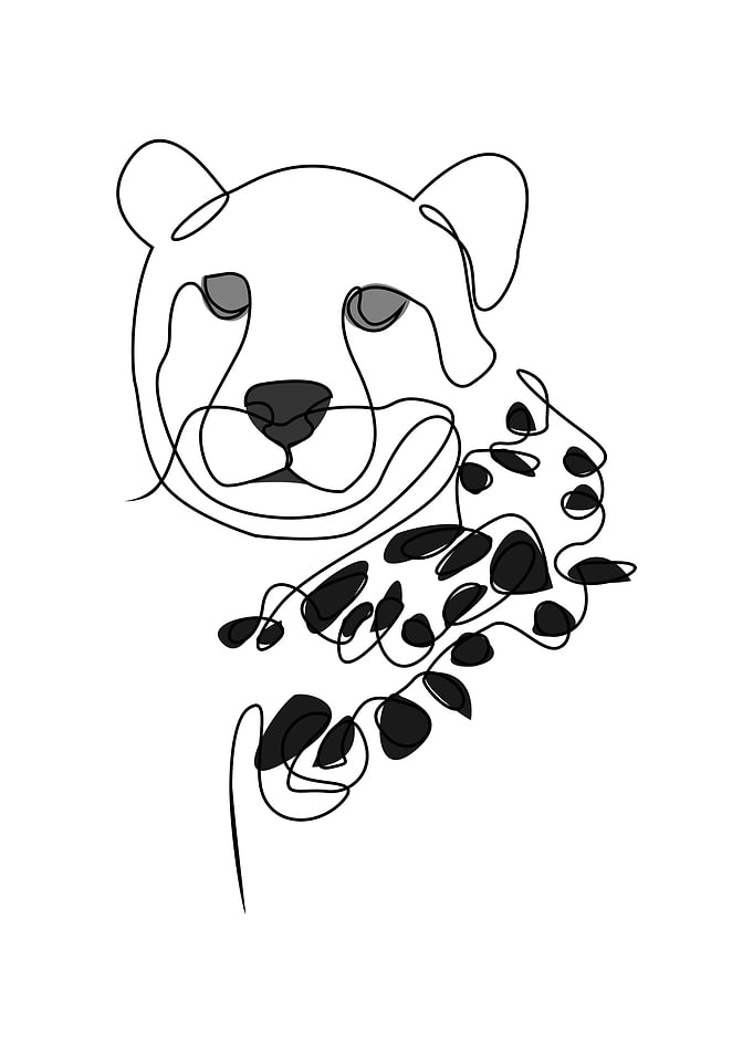 one line art