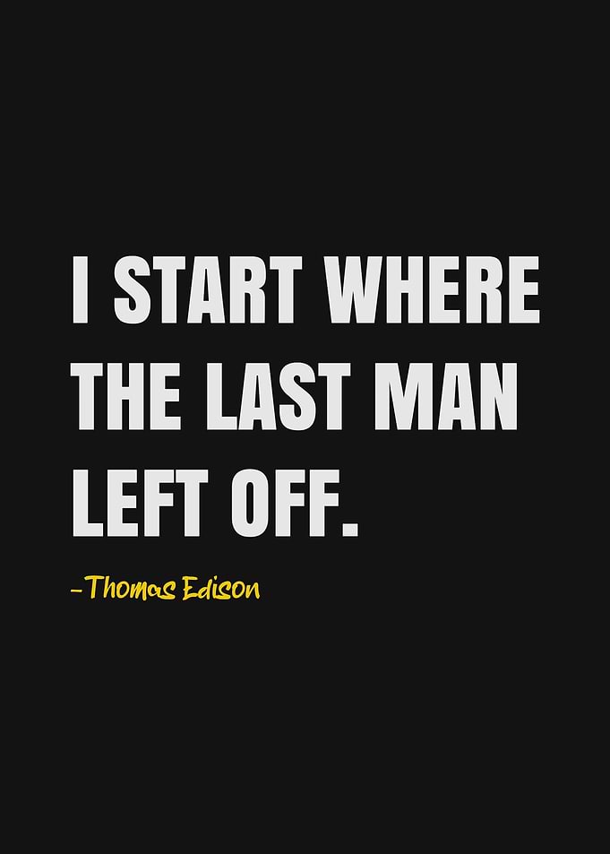 Thomas Edison Quote