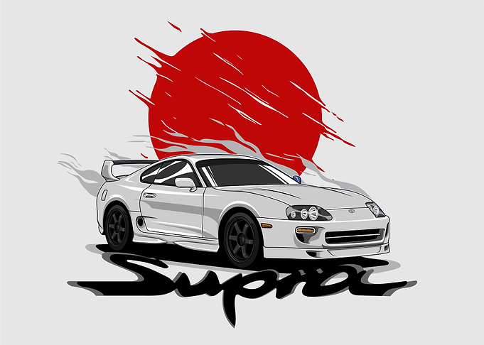 Toyota Supra MK IV Moon 12