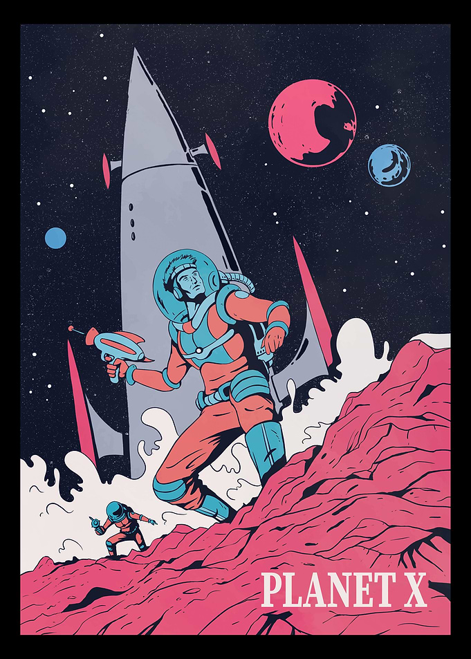 Planet X Animated Space