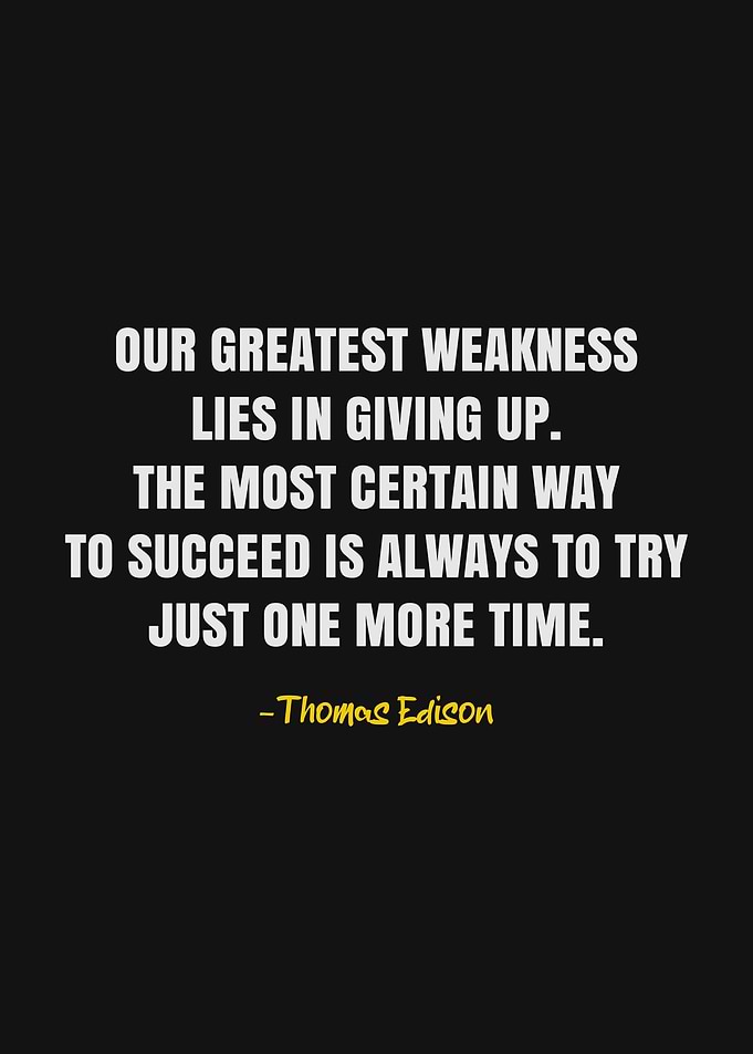 Thomas Edison Quote