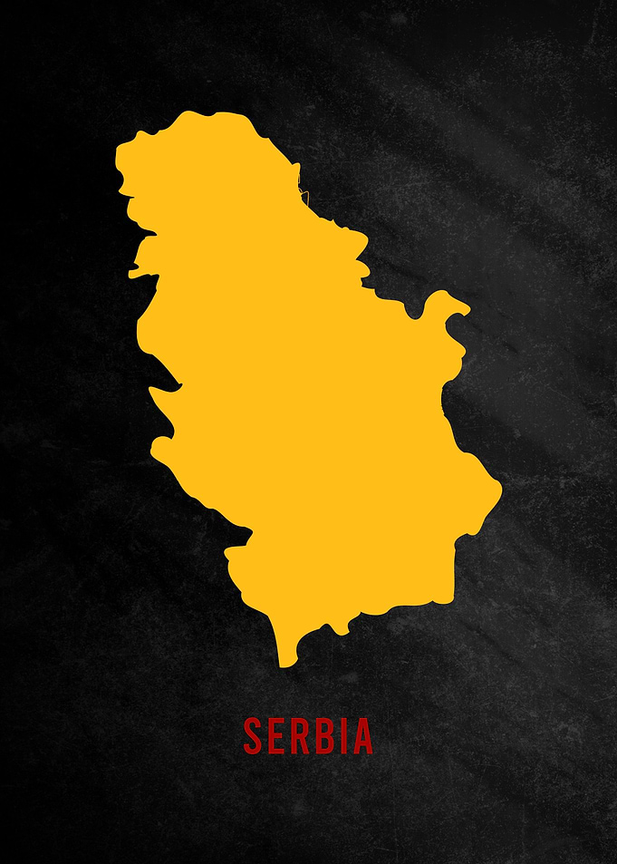 Serbia Map