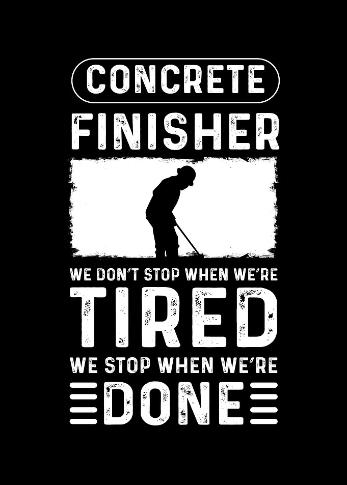 Concrete Finisher Cement