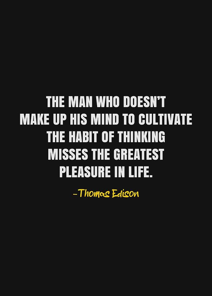 Thomas Edison Quote