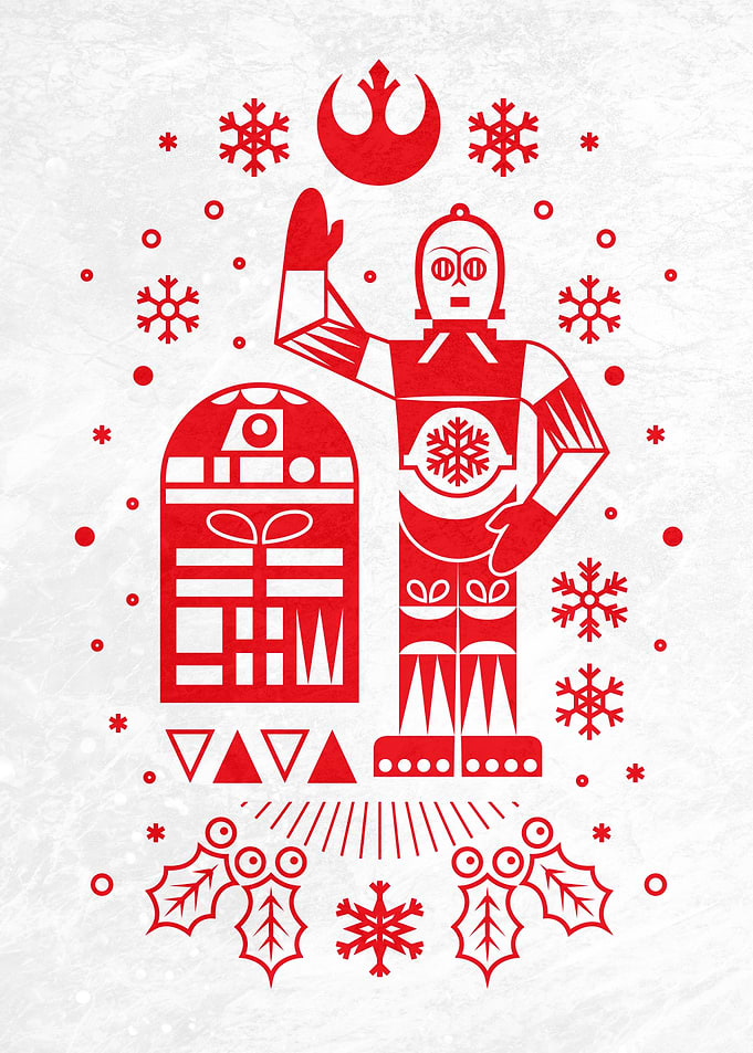 Christmas droids