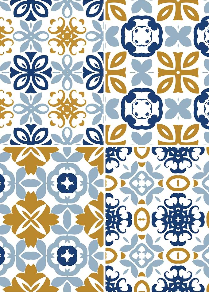 Mediterranean Blue Tile 59