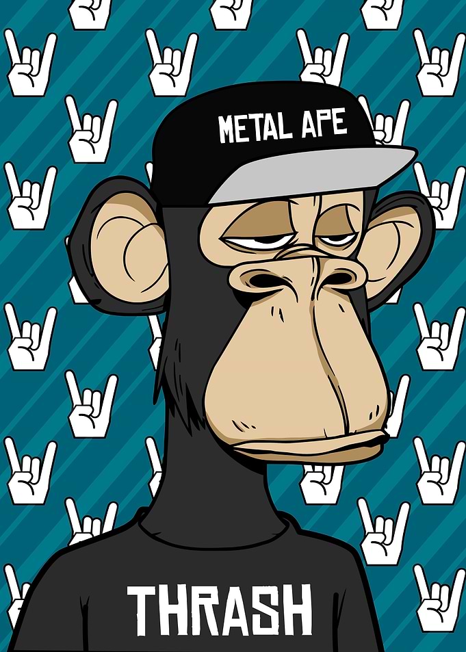 heavy metal bored ape
