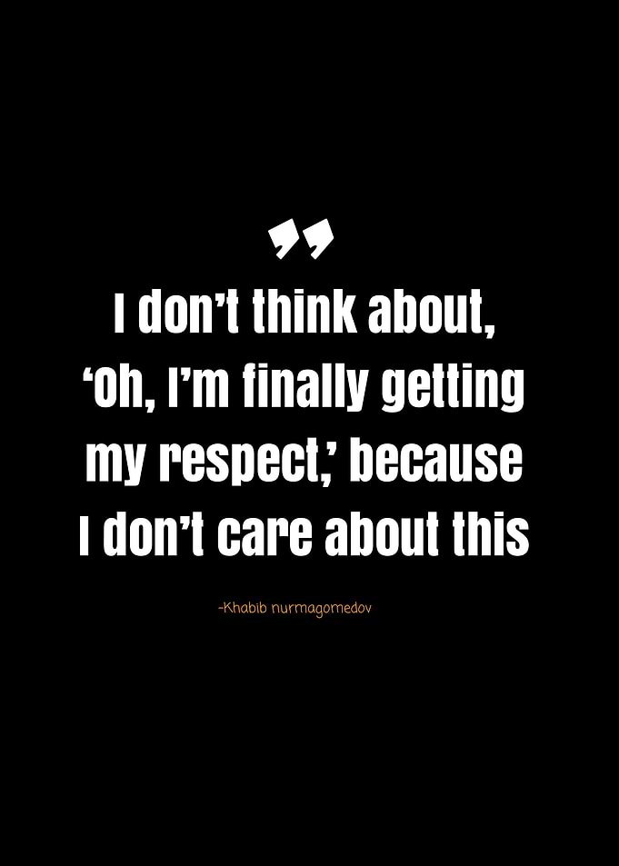 khabib nurmagomedov quote