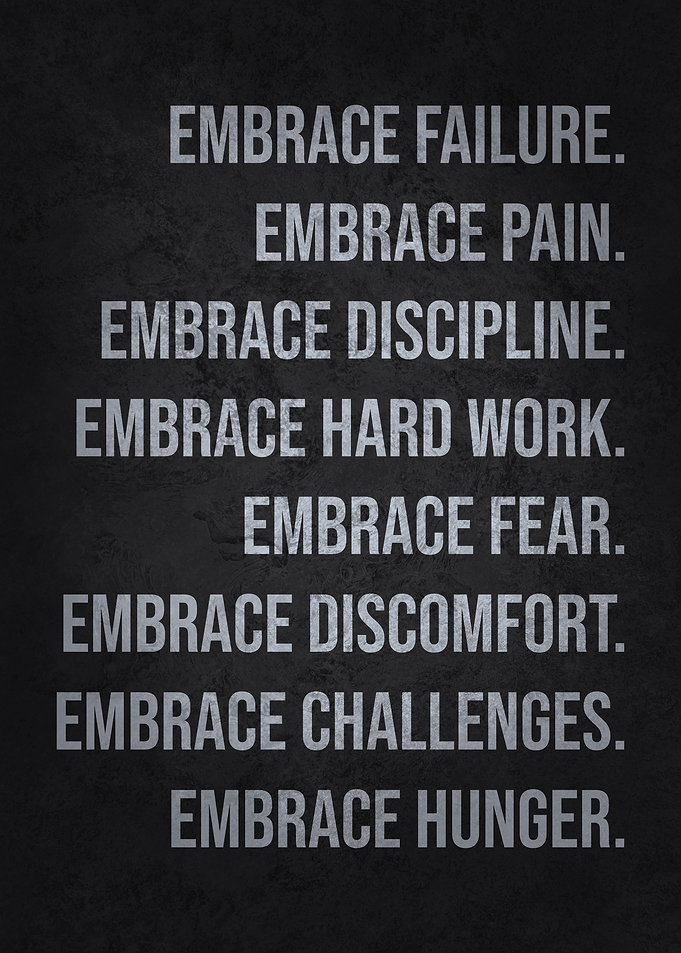 Embrace Failure and Hunger