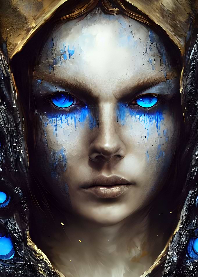 Blue tears of despair