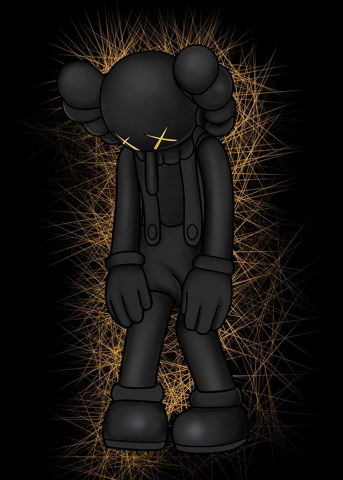 black kaws
