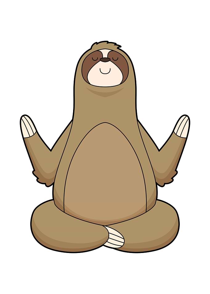 Sloth Yoga Meditation