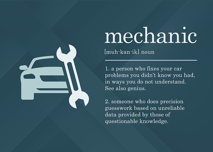 Funny Mechanic Definition