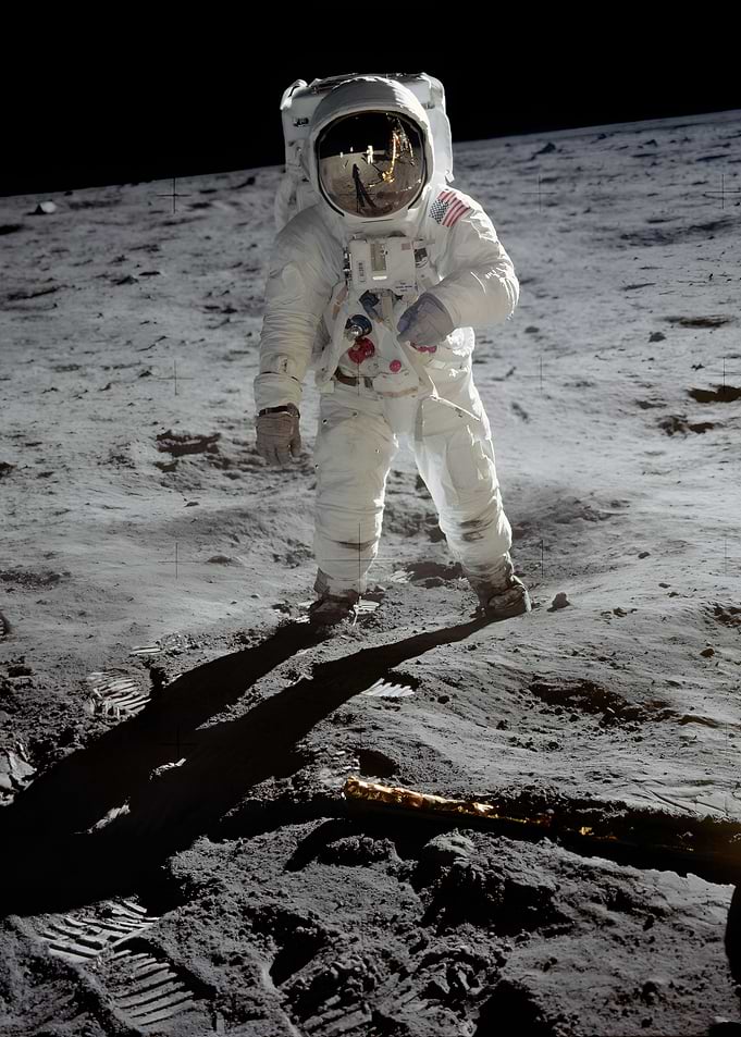 Astronaut on the moon