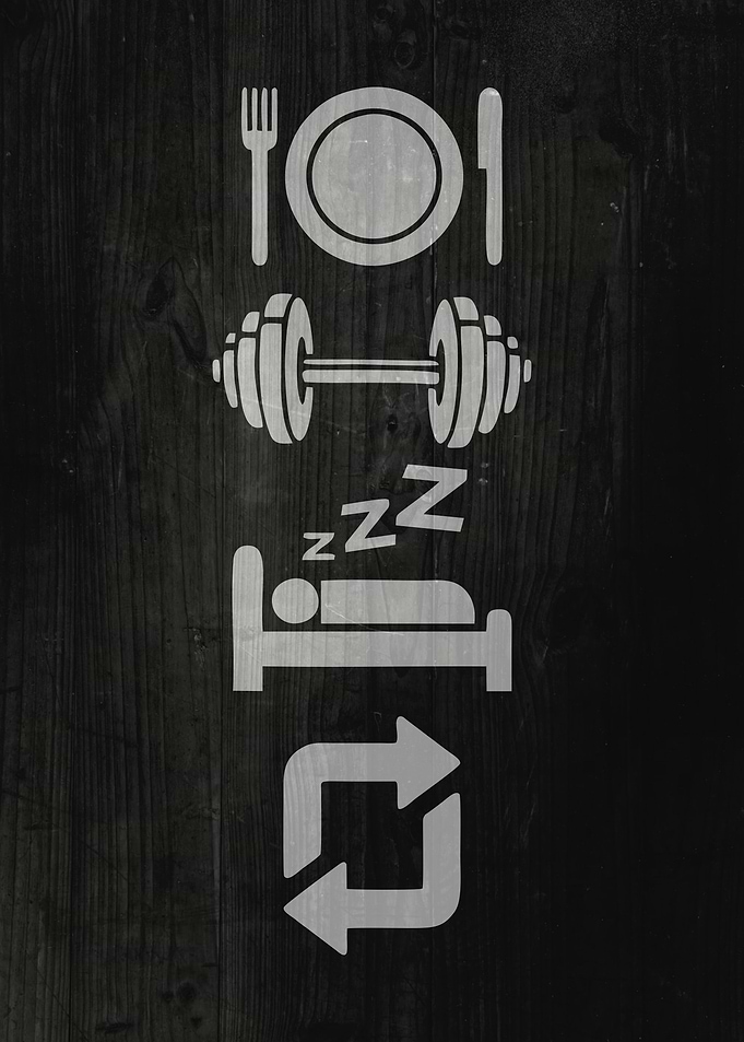 Eat Sleep Gym Repeat