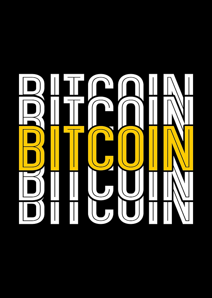 Biitcoin Text Typography