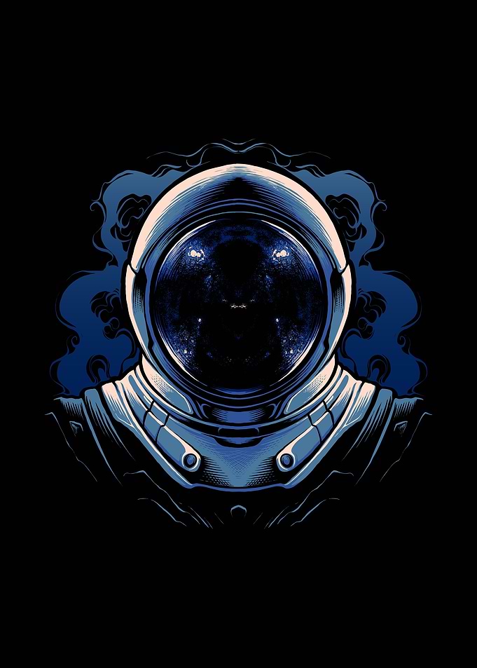 The astronaut helmet