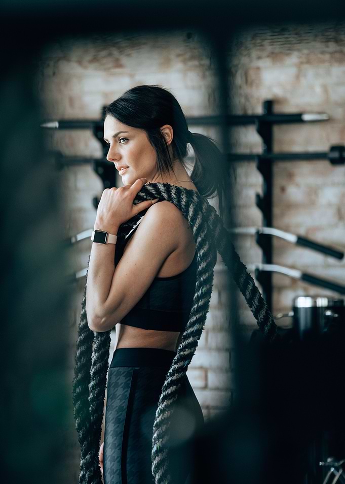 Lady at Gym
