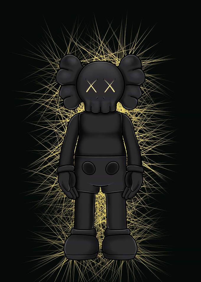 black kaws