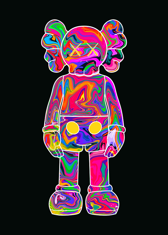 kaws posters