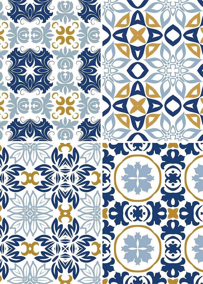 Mediterranean Blue Tile 70