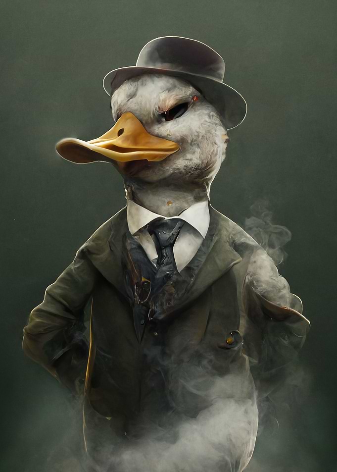 Duck Mafia Painting