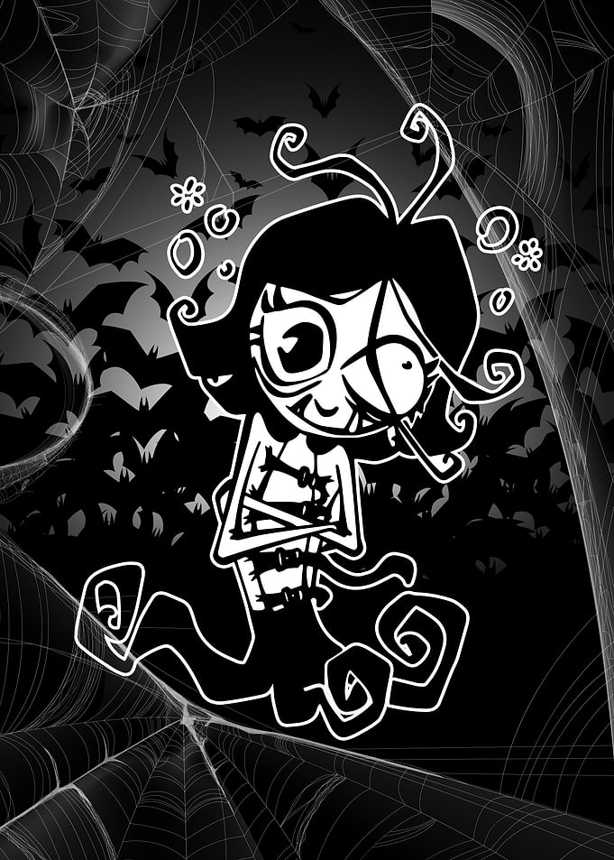 Crazy Vampire girl