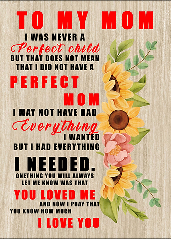 Happy Mothers Day To Mom