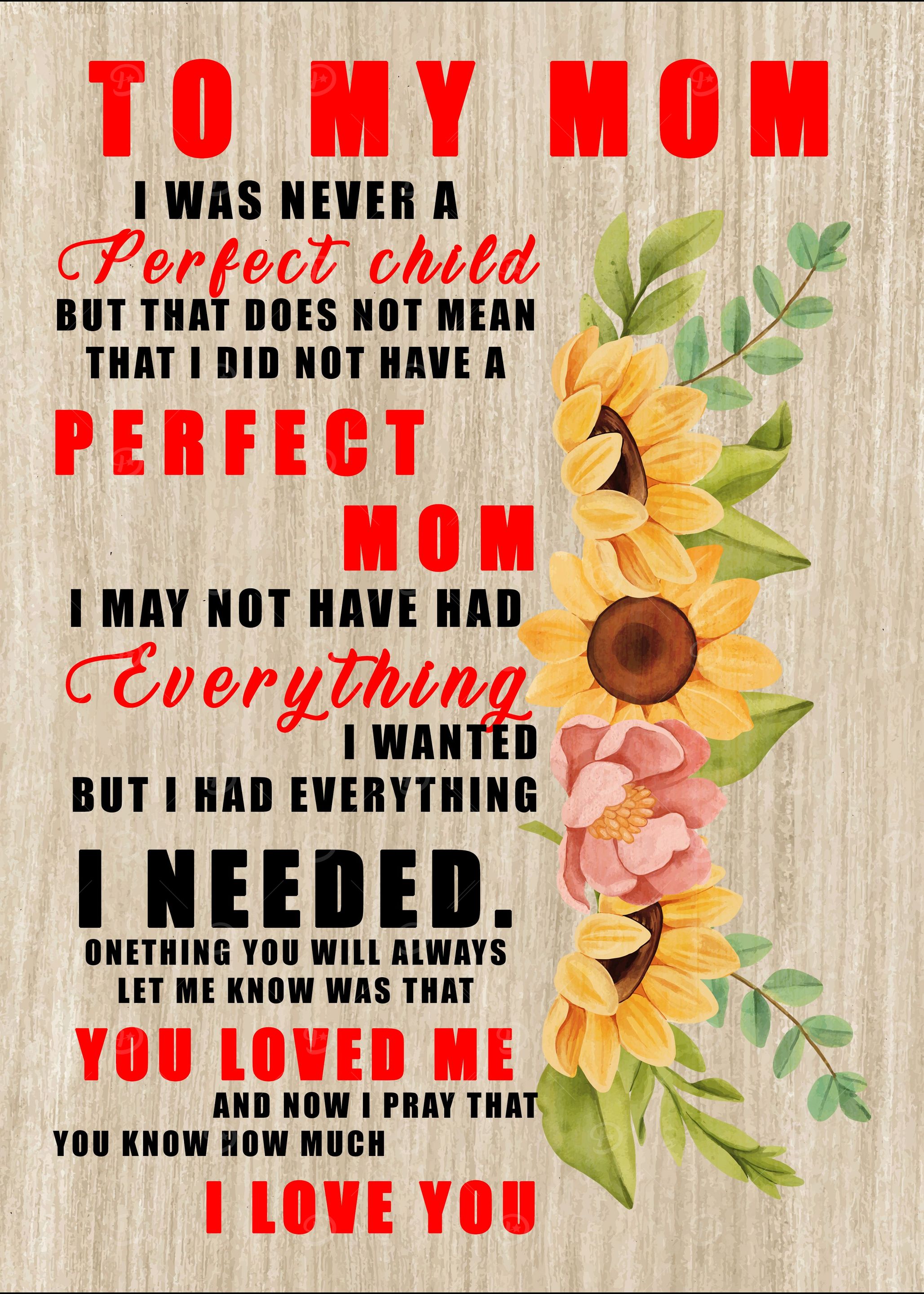 Happy Mothers Day To Mom