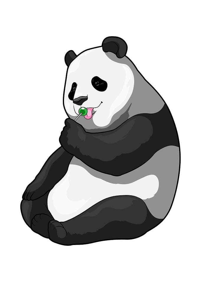 Panda Lollipop