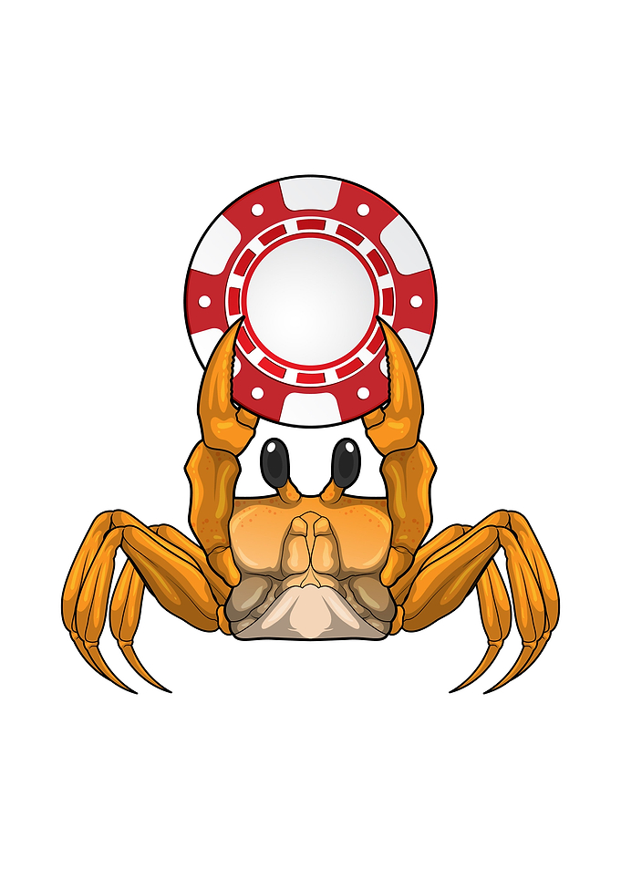 Crab Poker Poker chips
