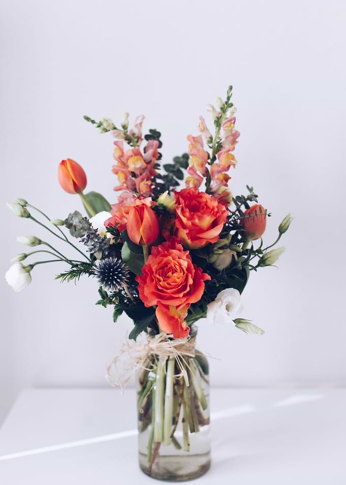 Vase of flowers