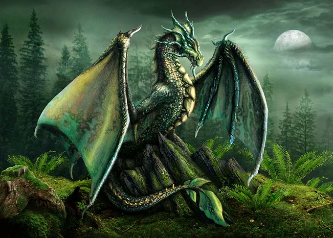 Green Nature Dragon