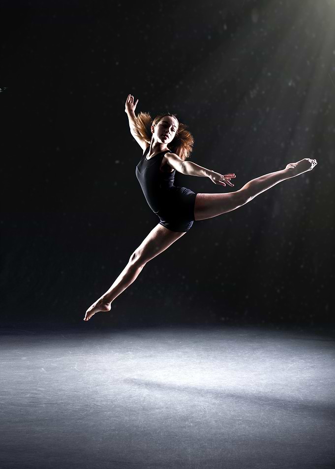 Ballet Dancers Leap