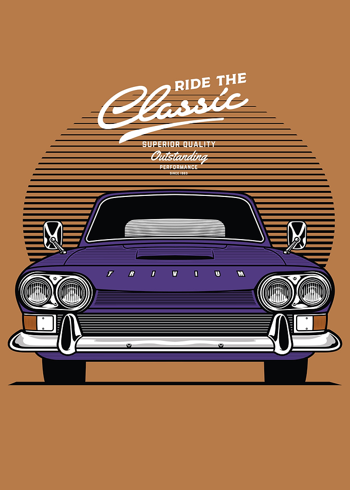 Classic Car Vintage Poster