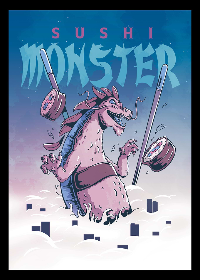 Sushi Monster Dragon