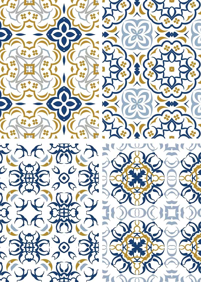 Mediterranean Blue Tile 80
