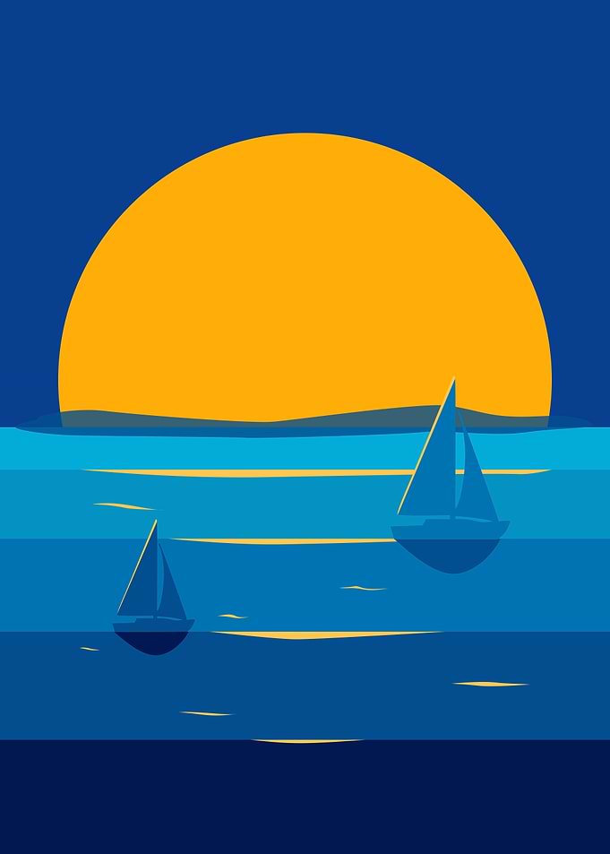 Sunset at Sea