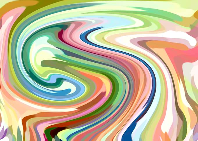Abstract Alien Art Cute28