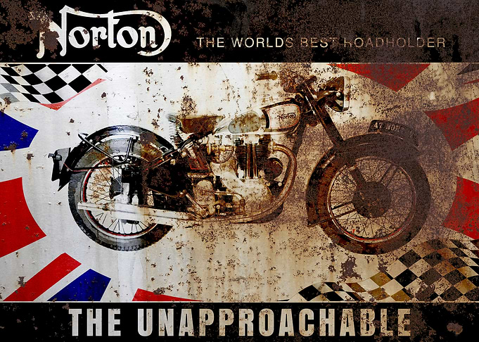 Norton Motorcycle Distress