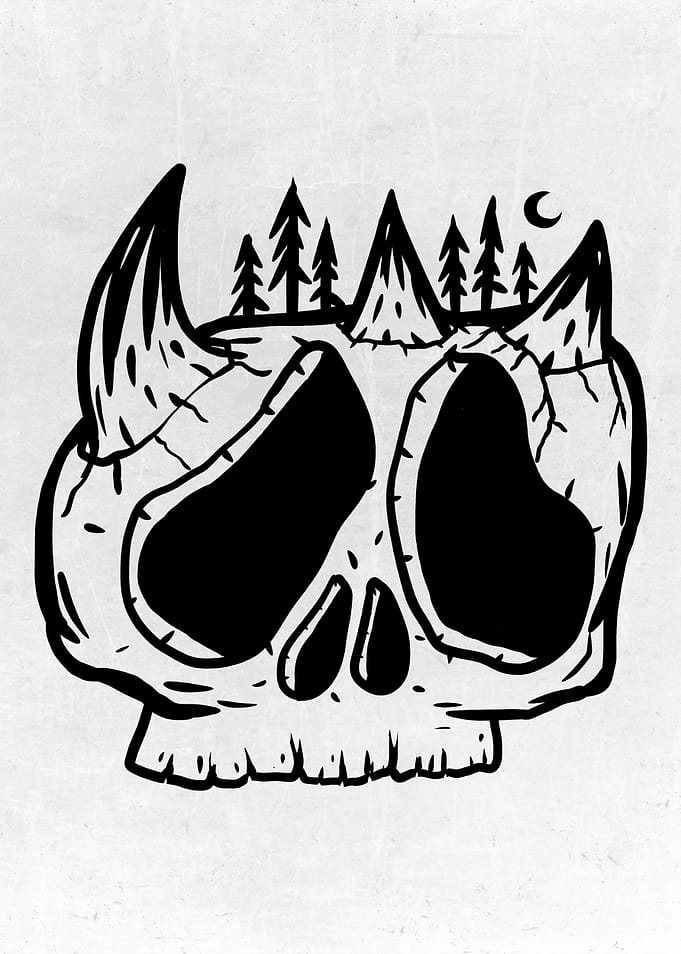 Fern and Skulls