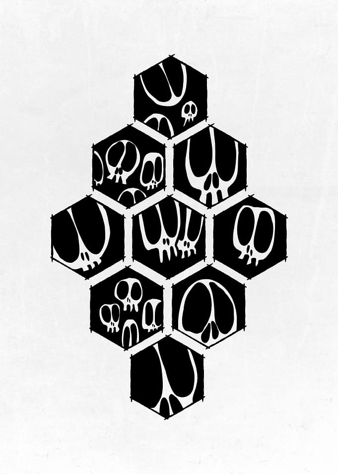 Fern and Skulls
