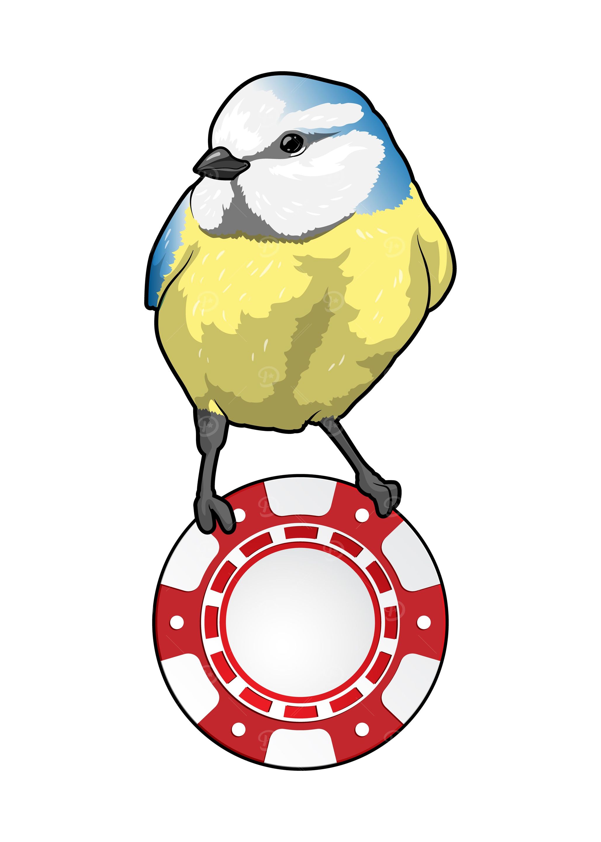 Bird Poker Poker chips