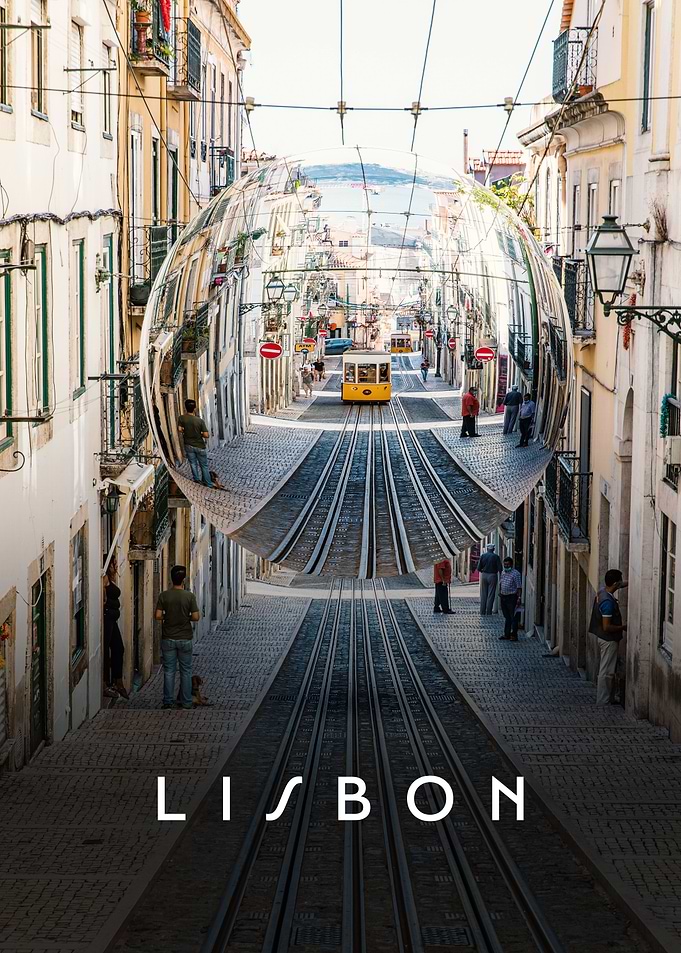 Lisbon Portugal Glass Lens