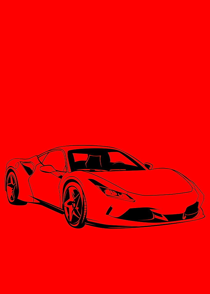 Silhouette car