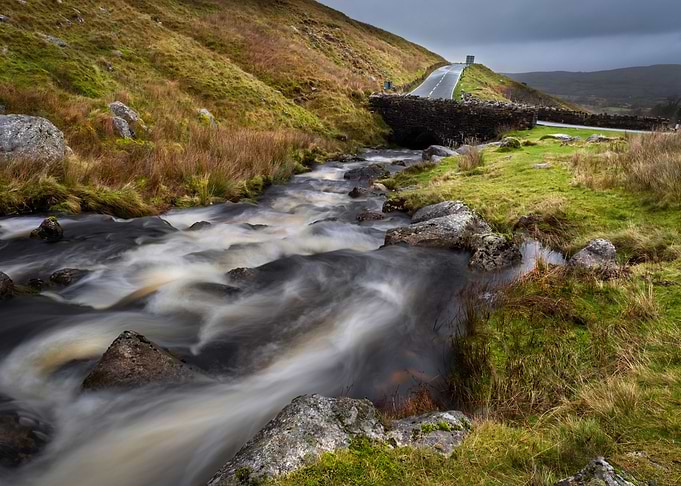 The Afon Clydach and A4069
