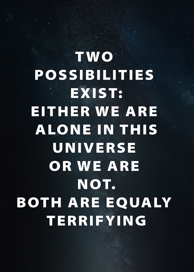 Are we alone