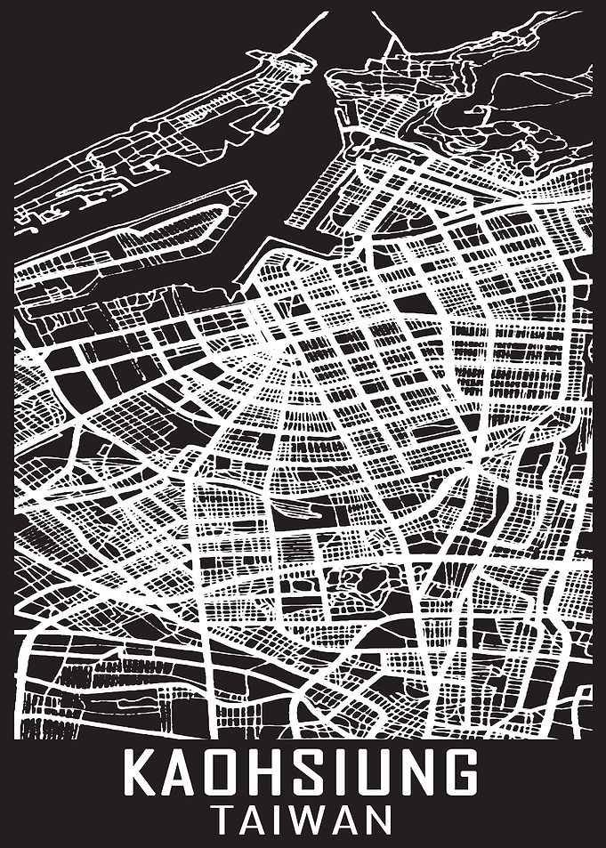 Kaohsiung Taiwan City Map